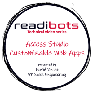 customizable web apps,Access Studio