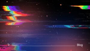 Colorful digital streams and data flow visualization representing application layer and data connectivity