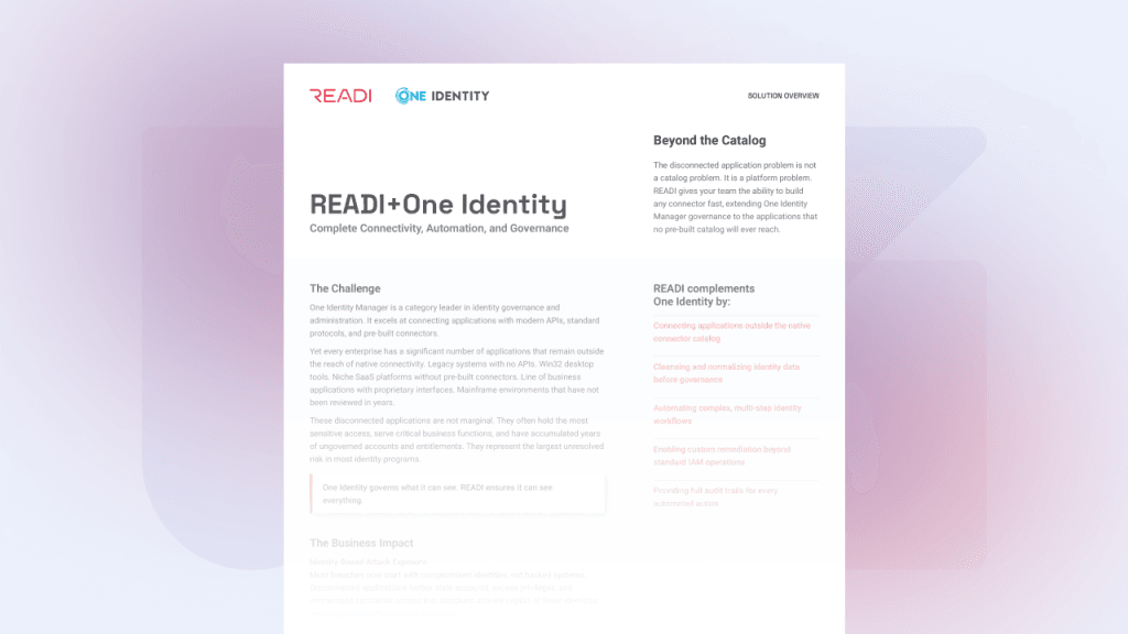 READI + One Identoty Solution Overview thumbnail